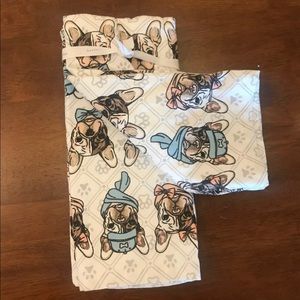 Kassafina French Bulldog Hand Towels
